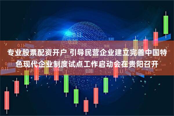 专业股票配资开户 引导民营企业建立完善中国特色现代企业制度试点工作启动会在贵阳召开